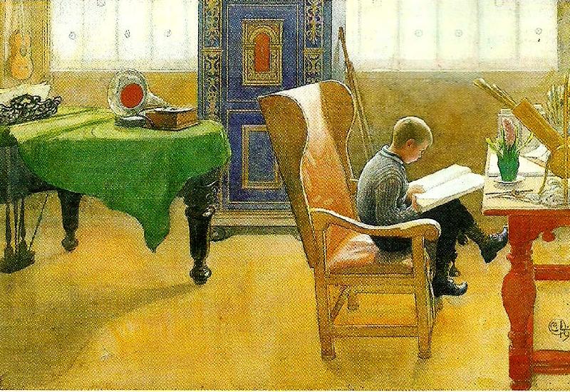 Carl Larsson Esbjorn i lanstolen oil painting picture
